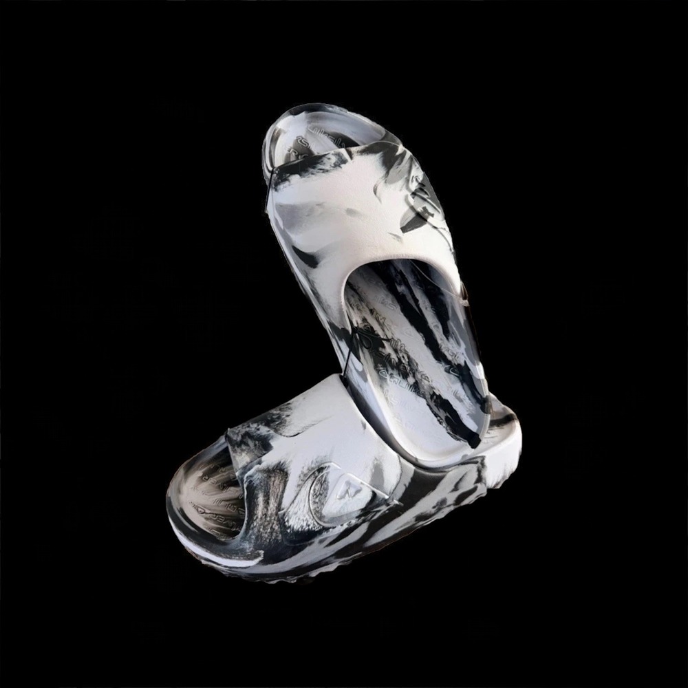 Quiksilver Men's Size 13 Cloudbreak "Swirled" Colorway Slide Sandals NWT